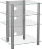 Hifi nábytek Rack Alu Glass Phono Media Rack Bilus Náhled obrázku produktu 3