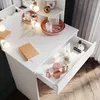 SONNI biała komoda 70x40x140cm Komoda z oświetleniem LED o Podgląd zdjęcia produktu 4