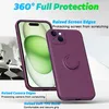 iPhone 15 Handyhülle, Ring Halter Ständer Kratzfeste Weiche Produktbild-Vorschau 3