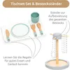 Spielküche Kinderküche Zubehör Holz, 33 St. Geschirrset mit Produktbild-Vorschau 3