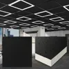10er-Set CALGARY | Mineralfaserplatte | 60x60cm | Schwarz | Produktbild-Vorschau 1