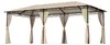 Blumfeldt Mondo Pavillon 3x6 – Stahlrahmen, Mit Vorhängen, Produktbild-Vorschau 7