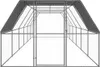 vidaXL Gabbia per polli da esterno 3x12x2 m Acciaio zincato Anteprima dell’immagine prodotto 1