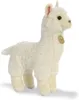 Plüschtier Alpaka, flauschiger Plüsch, 30 cm, Weiß, Aurora Produktbild-Vorschau 2