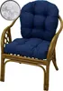 AMPO Cuscino imbottito per sedia in rattan, sedia Bahamas, Anteprima dell’immagine prodotto 1