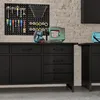 Werkbank HENRY, 1700 x 850 x 600 mm, Ganz schwarz: schwarz Produktbild-Vorschau 2