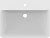 A top-down view of a white ceramic sink with two holes. Anteprima dell’immagine prodotto