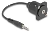 Delock D-Typ Kabel 3,5 mm 3 Pin Klinkenstecker zu Buchse Produktbild-Vorschau 2