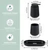 set di accessori da bagno TESERO 3 pezzi, composto da 1x Anteprima dell’immagine prodotto 7