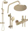 rea Duschgarnitur Thermostat PAROT BRUSHED GOLD 1.2 m Produktbild-Vorschau 1
