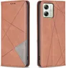 Mobigear Rhombus Slim  Motorola Moto G54 Hülle Klapphülle - Produktbild-Vorschau 1