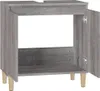 vidaXL Umývadlová skrinka Grey Sonoma 58x33x60 cm Drevo Náhľad obrázku produktu 8