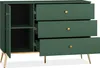 KONSIMO Komodní skříň "ARICIA", zelená, dřevo, elegantní, Náhled obrázku produktu 2