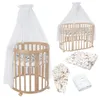 Waldin Lit de bébé OWAL Lit d'enfant 7en1 avec matelas, lit Voir les images du produit 1