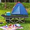 Yaheetech Feldbett Campingbett Camping Reisen Bett klappbar Produktbild-Vorschau 2