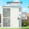 Outsunny Metall Gerätehaus 3,5 m², Hoher Abschließbar Produktbild-Vorschau 6