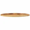 vidaXL Tischplatte 110x40x2,5 cm Oval Massivholz Mango Produktbild-Vorschau 3