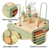 Laavir Holz-Aktivitätswürfel Baby Mintgrün - Montessori Produktbild-Vorschau 6