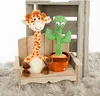 Idena 40362 - Plappertier Giraffe, ca. 32 cm, Plüschtier Produktbild-Vorschau 4