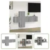 The Living Store 3-tlg. TV-Schrank-Set Grau Sonoma Produktbild-Vorschau 9