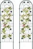 COSTWAY Treillis métallique pour 2 plantes, clôture de Voir les images du produit 1