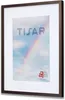 A framed picture with a rainbow and text. Produktbild-Vorschau