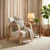 Ergonomischer skandinavischer Design-Sessel aus Holz  für Produktbild-Vorschau 2