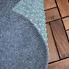 Rasenteppich GREEN Meterware 400x300cm Graublau Vliesrasen Produktbild-Vorschau 4