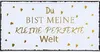 Grosses Vintage Metallschild, Modell „ DU BIST MEINE..., Produktbild-Vorschau 1