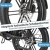 Maxtron Ilex Klapprad E-Bike – 250W Motor, 691Wh Akku, Produktbild-Vorschau 9
