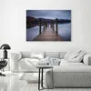Leinwandbild hölzerne plattform 100x70 cm Feeby lila Produktbild-Vorschau 2