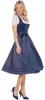 dressforfun® Midi-Dirndl, tailliertes Samt-Mieder, Produktbild-Vorschau 4
