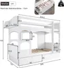 Sweiko Kinder-Etagenbett, Doppelbett, multifunktionales Produktbild-Vorschau 6
