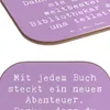 Mr. & Mrs. Panda Tassenuntersetzer Spruch Bibliothekar Produktbild-Vorschau 5