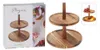 Excellent Houseware 2-stöckiges Servierregal, Holz, 23/18,5 Produktbild-Vorschau 2
