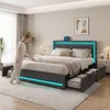 Postel s úložným prostorem 180x200 cm, postel s úložným Náhled obrázku produktu 3