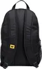 The back view of a black backpack. Produktbild-Vorschau