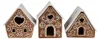 Clayre & Eef Teelichthalter Lebkuchenhaus 7x8x9 cm Braun Produktbild-Vorschau 4