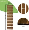 be4nature drewniana ścieżka ogrodowa 30x600 cm Brązowy – Podgląd zdjęcia produktu 2