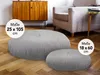 Cuscino da terra rotondo in velluto a coste | grigio | Ø 60 Anteprima dell’immagine prodotto 3