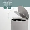 Poubelle cosmétique Eluno TESERO, à pédale, capacité 4 Voir les images du produit 4
