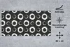 MuchoWow® Schreibtischunterlage Blumen - Muster - Schwarz Produktbild-Vorschau 3