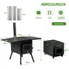 Piec kempingowy FCH Piec kempingowy Piec na drewno 57 x 29 Podgląd zdjęcia produktu 4