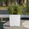 LECHUZA Pot de plantes CUBE Cottage 40 Granit | Pot de Voir les images du produit 12
