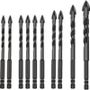10-teiliges Bohrer-Set  YG8 Hartmetall Vierkant Kreuzbohrer Produktbild-Vorschau 1