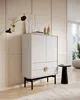 Selsey Stoon - Highboard mit 2 Schubladen, Weiß mit Produktbild-Vorschau 3