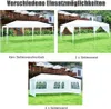 COSTWAY 3x6m padiglione da giardino per feste con 4 pareti Anteprima dell’immagine prodotto 12