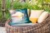 MuchoWow® Outdoor Kissen - Sonnenuntergang - Wasser - Welle Produktbild-Vorschau 3