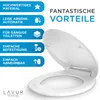 Lavur Sedile WC in duroplast con chiusura ammortizzata fino Anteprima dell’immagine prodotto 4