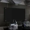 vidaXL Alzatina da cucina nera 70x40 cm in vetro temperato Anteprima dell’immagine prodotto 15